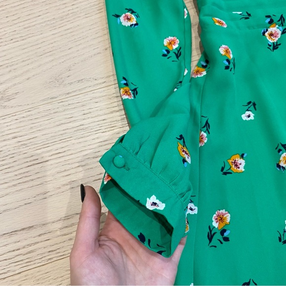 NEW Mini Dress, SOCIALITE, Floral, Flowy Skirt, Button Details, Long Sleeve, S - Picture 11 of 12